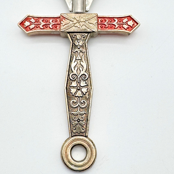 Celtic Cross Sword Bottle Opener Mid Century Breweriana Barware Beer Medieval - Picture 3 of 7